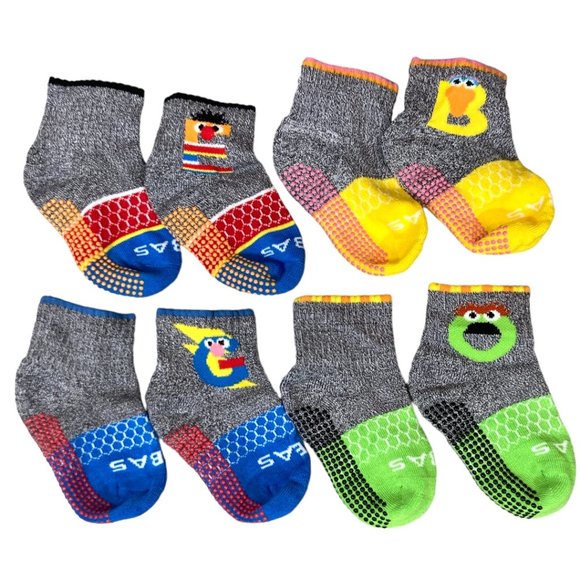 Bombas Accessories Bombas X Sesame Street Infant Socks In Tube New